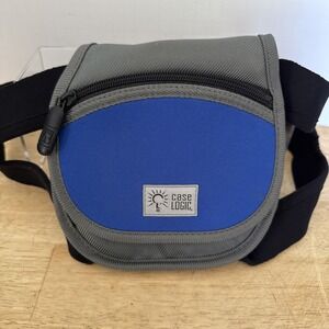 Case Logic Waist Belt Fanny Pack for Portable CD Player Carry Case Blue